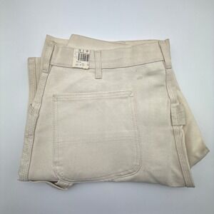 Carhartt 100 Years 1889-1989 Carpenter Painters Pants White 40x32 USA 72WS NWOT